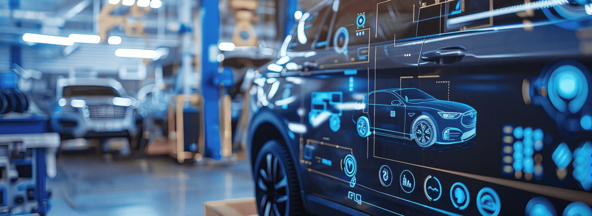 Teaserbild Use Case Digitalisierung und Automatisierung in der Automobilproduktion