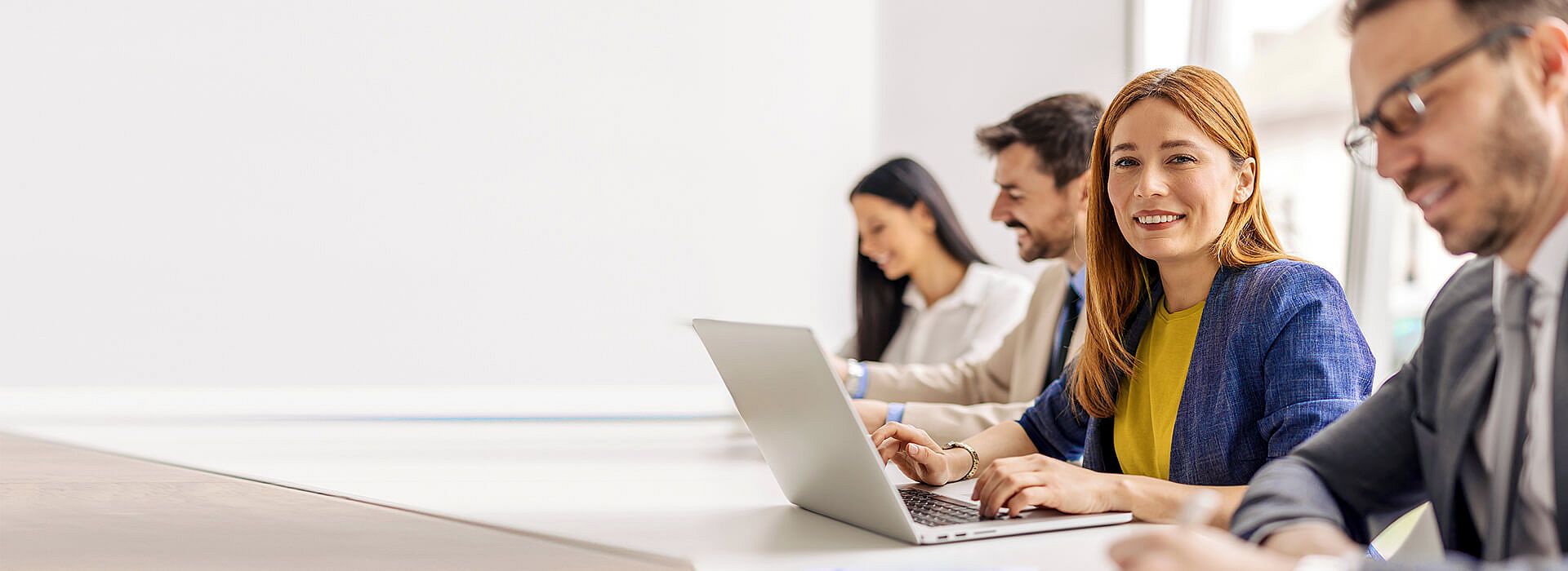 People at at conference table