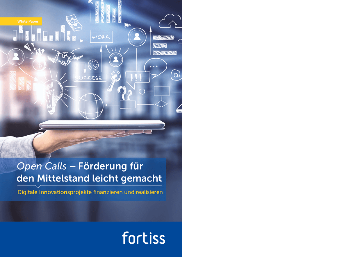 fortiss Whitepaper Open Calls – Förderung für den Mittelstand leicht gemacht – Digitale Innovationsprojekte finanzieren und realisieren