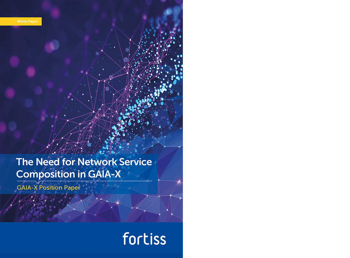 [Translate to English:] Whitepaper The Need for Network Service Composition in GAIA-X